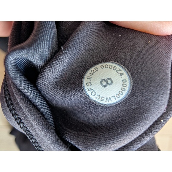 Lululemon Invigorate High-Rise Tight 25" Women's Size 8 Black Leggings W5CQFS - Picture 7 of 13